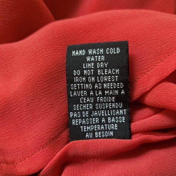 Ravel Womens Semi Sheer Blouse/Top Sz M - Picture 10 of 10